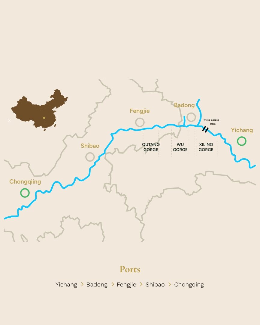Yichang to Chongqing via Badong