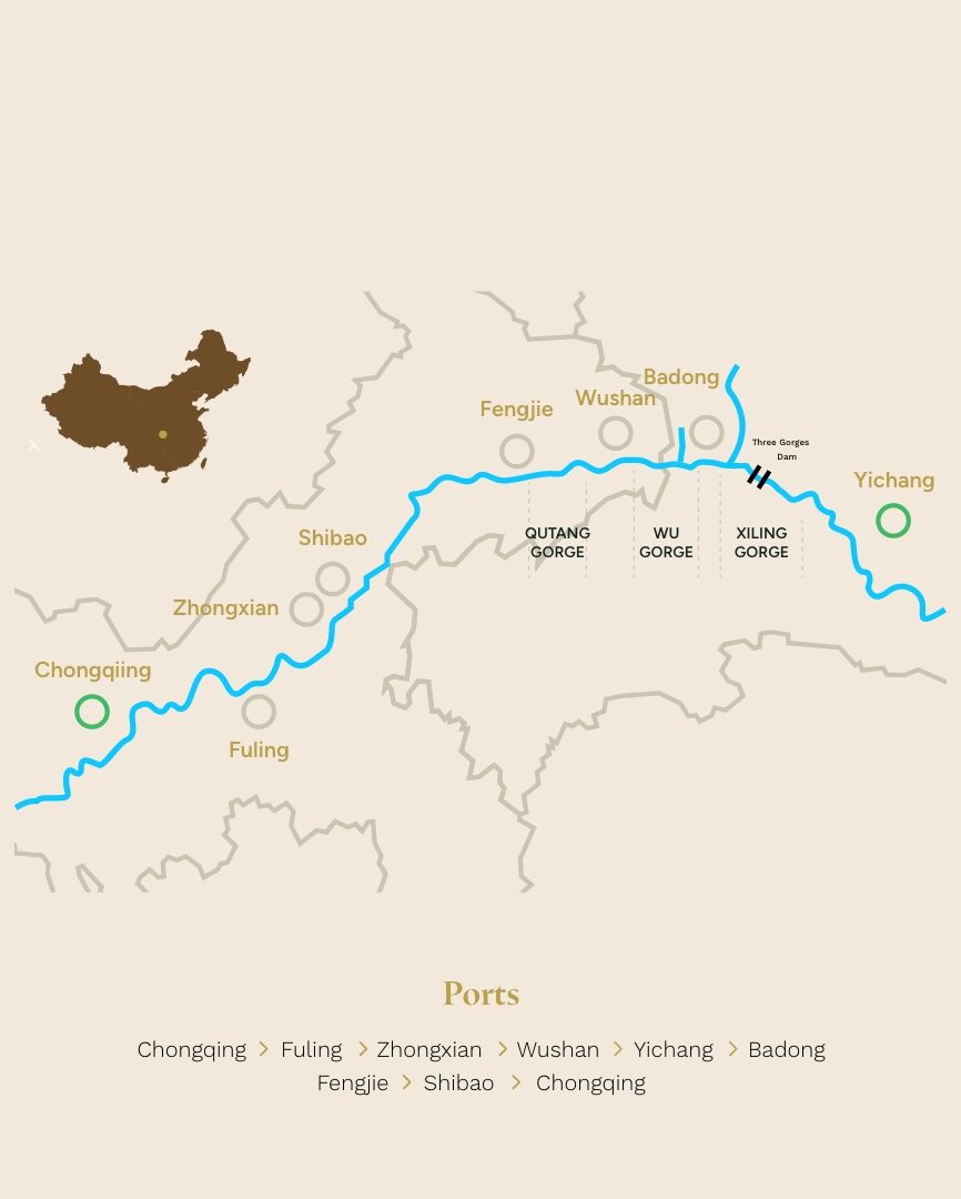 Chongqing - Yichang - Chongqing via Badong