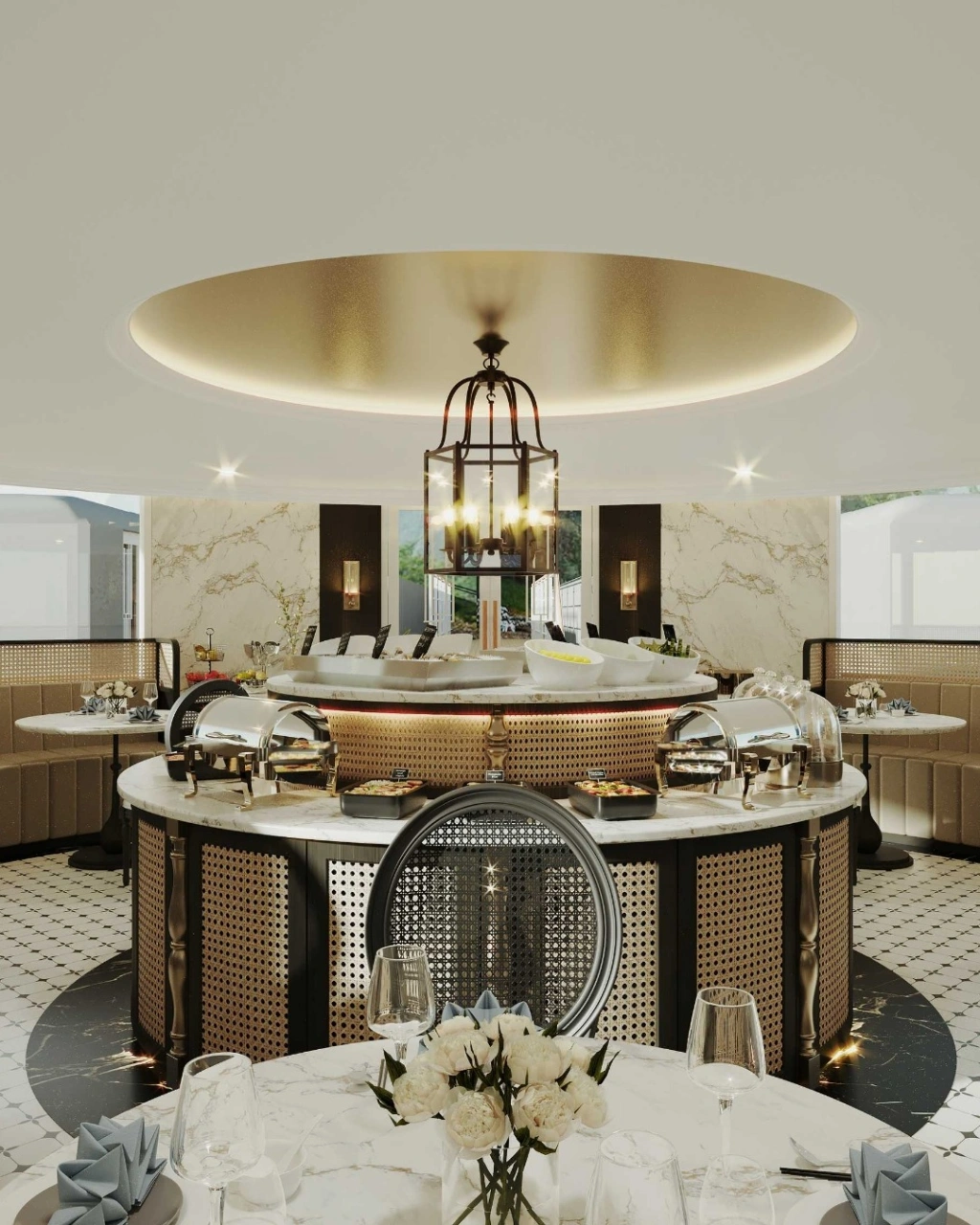 Dining experience onboard Yangzi Explorer luxury Yangtze River cruise
